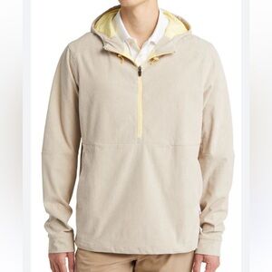 NWT Swannies Golf Connor Water Resident Corduroy Anorak In Tan XL MSRP $119